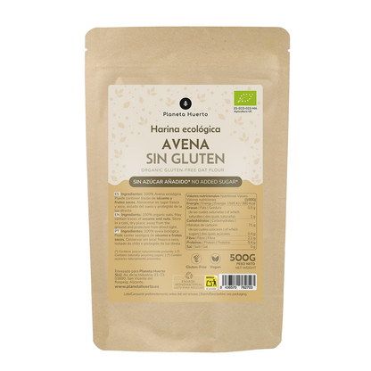 Gruau d'avoine sans gluten ECO Planeta Huerto