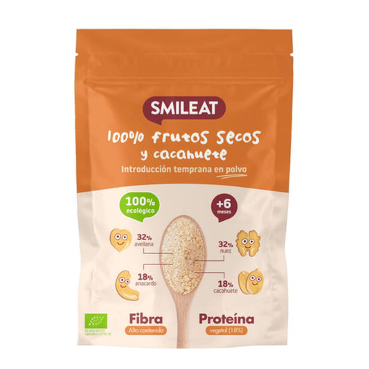 Mélange de fruits secs et de poudre d'arachide Bio Smileat 200 g