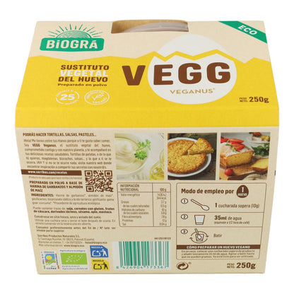 Vegg, pflanzlicher Bio-Eiersatz, Biográ 250 g