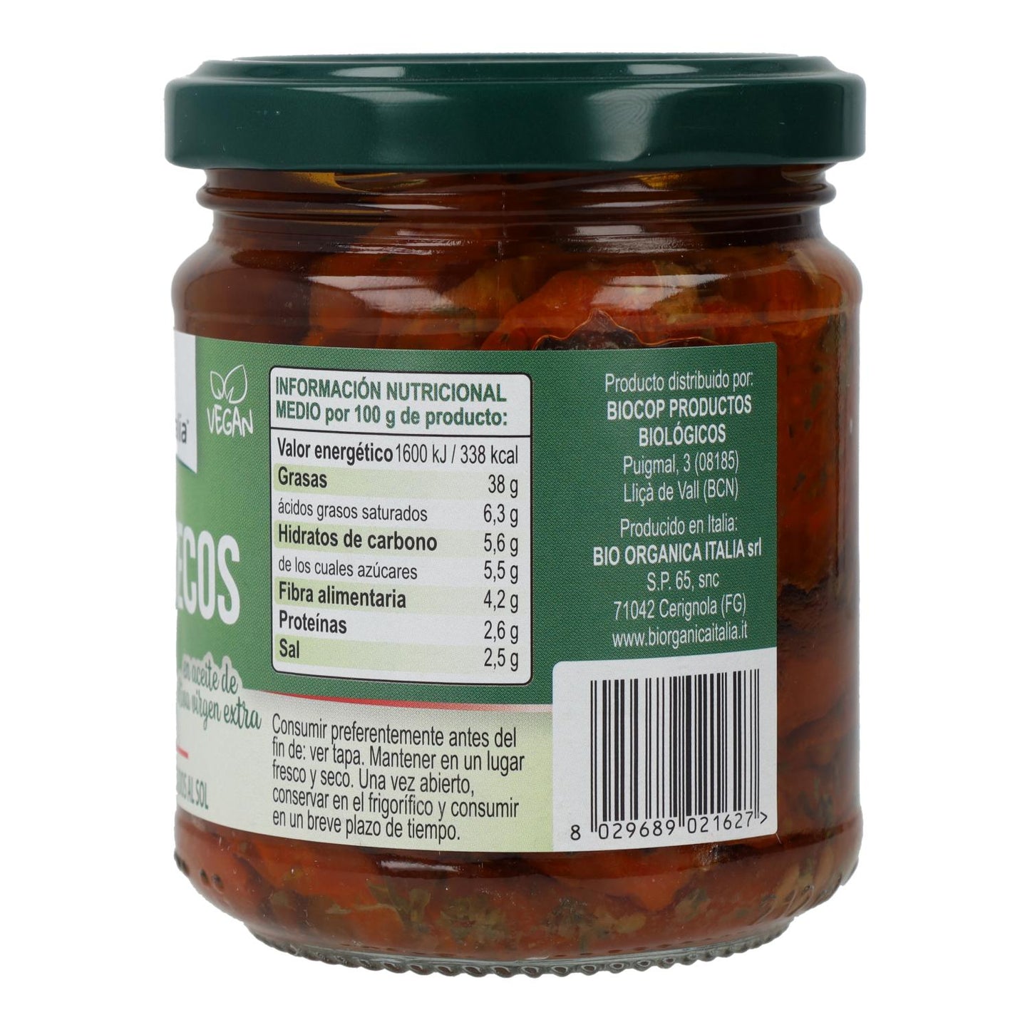 Tomates séchées à l'huile bio Demeter Organica Italia 190 g