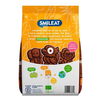 Confezione da 3 biscotti di farro, avena e cacao ECO 220 g Smileat