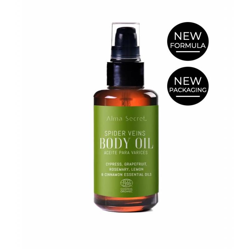 Aceite para Varices Piernas Cansadas con Ciprés, Pomelo & Romero Alma Secret 100 ml
