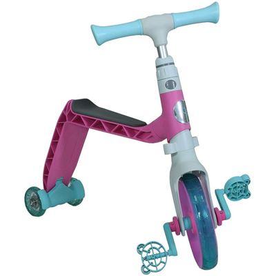 Pillu Trottinette enfant 3 en 1 Rose