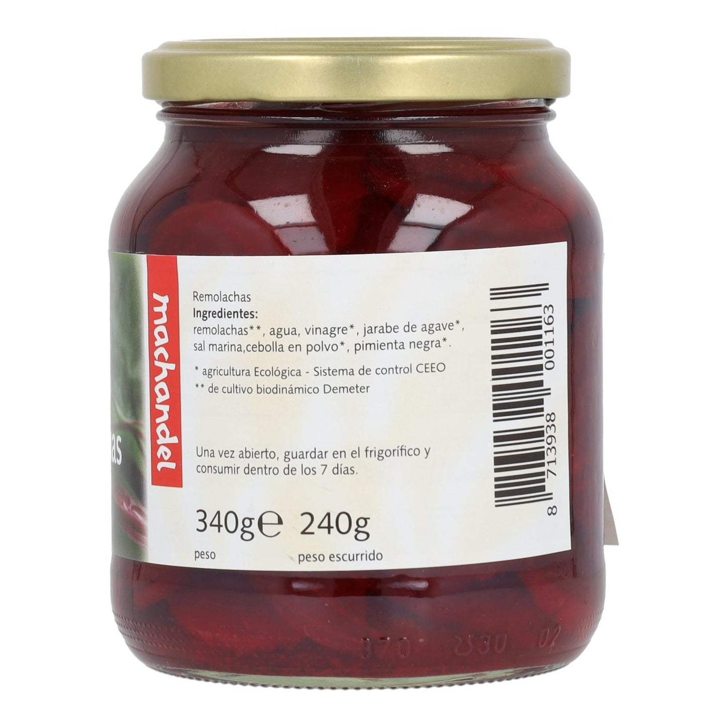 Bio-Rote Bete Demeter Machandel 350 g