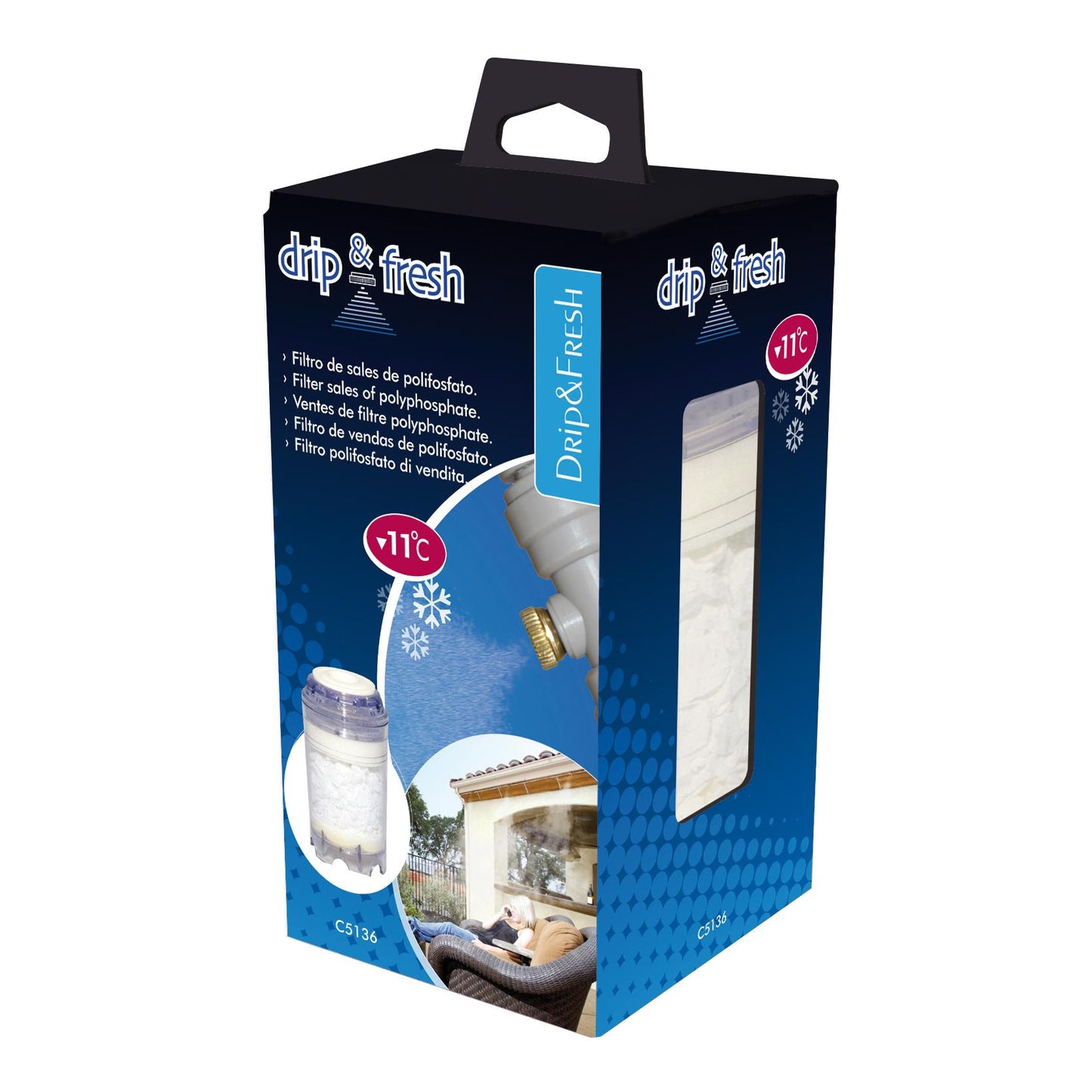 Filtro sali polifosfato