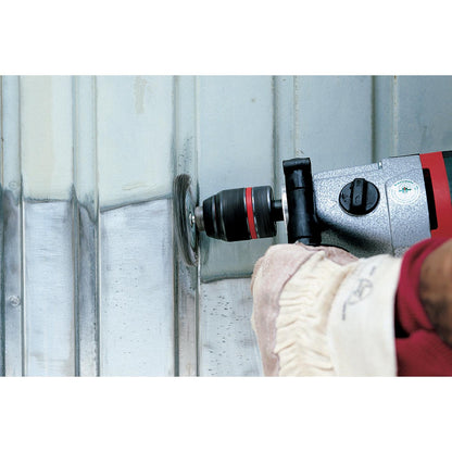 1 metallborste med skiva för borrmaskin Wolfcraft Ø 75 x 7 mm