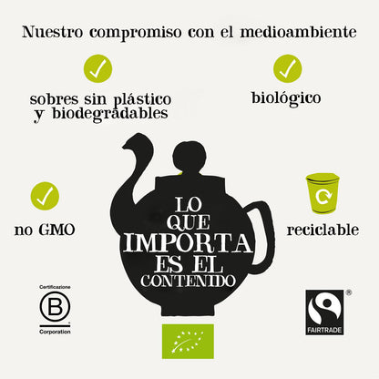 Tè bianco con arancia Bio Cupper 20 bustine