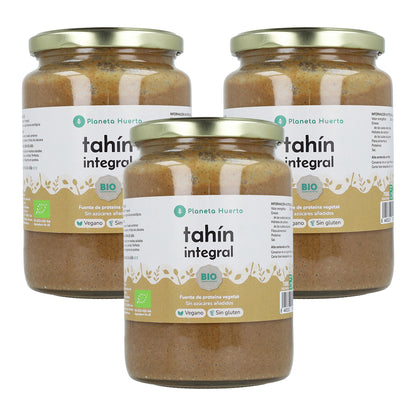 Packung 3x Vollkorn Tahin ECO Planeta Huerto 700 g