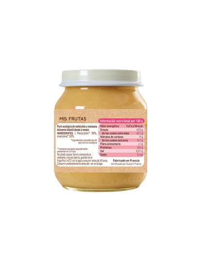 Babybio Pfirsich- und Apfelgläschen 130 g