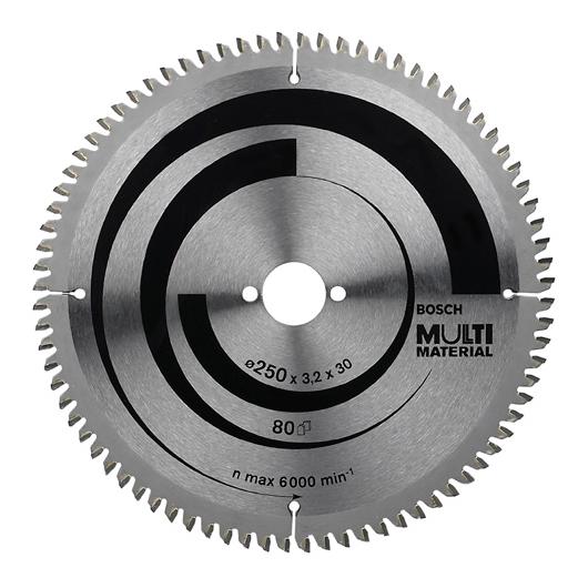 Multi-material cutting disc for mitre saw 250x30 mm