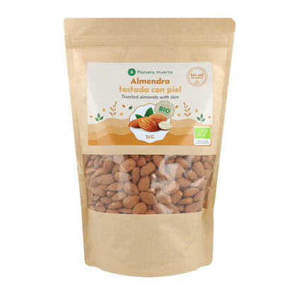 Amandes grillées avec peau ECO Planeta Huerto 1 kg