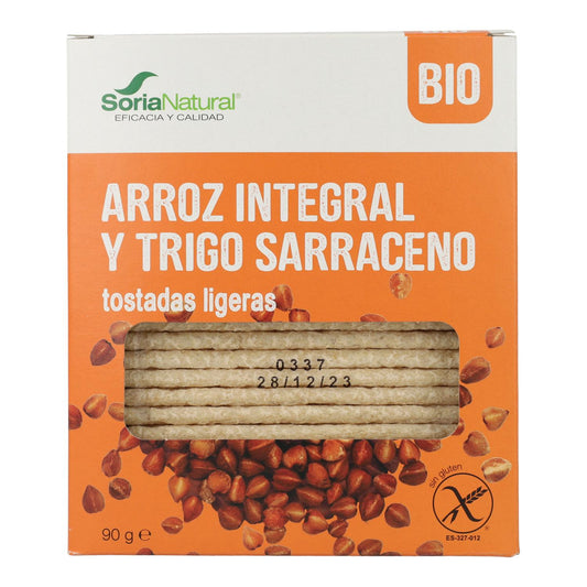Toasts Soria Naturels au Riz et au Sarrasin 90 g