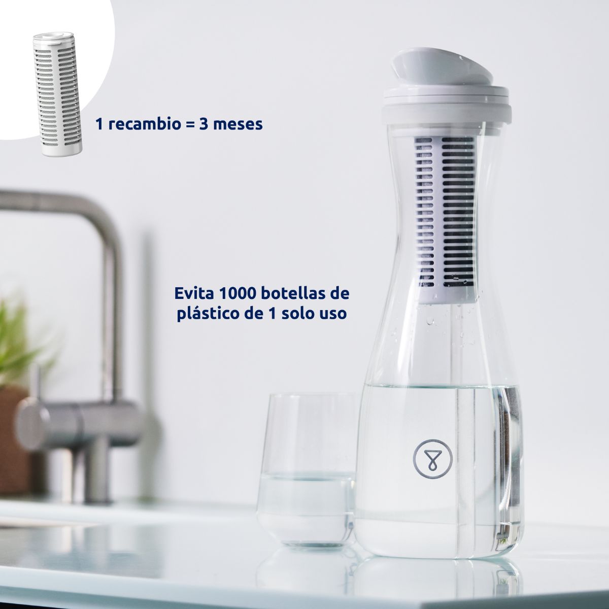 Confezione da 2 cartucce per caraffa filtrante PitcherPro Tappwater