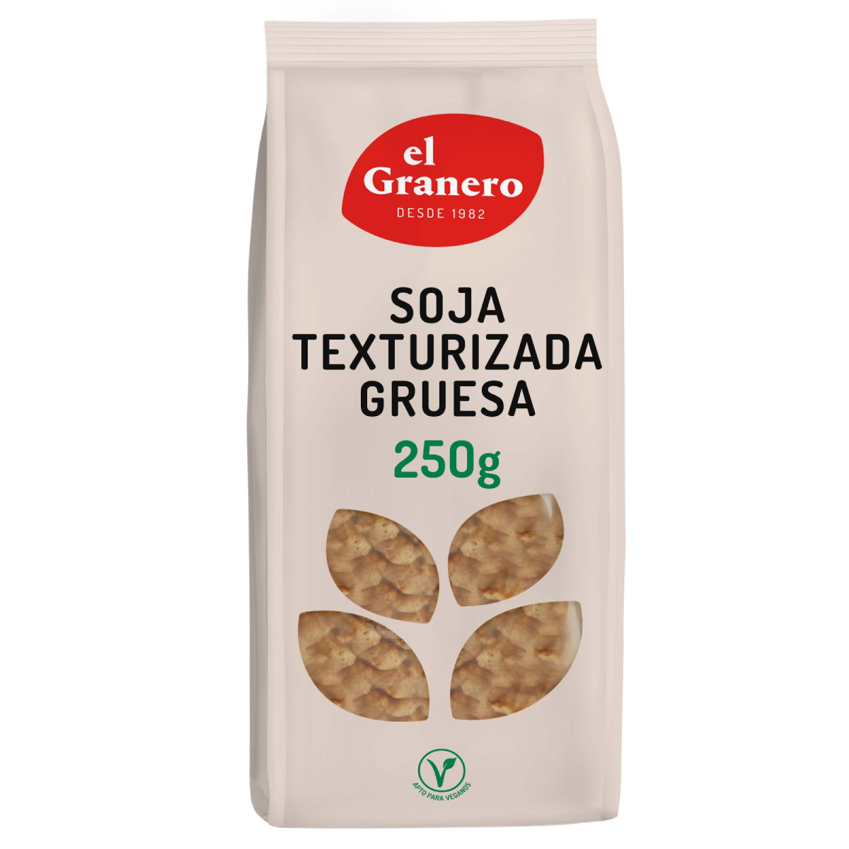 Grob strukturiertes Sojaprotein El Granero 250 gr