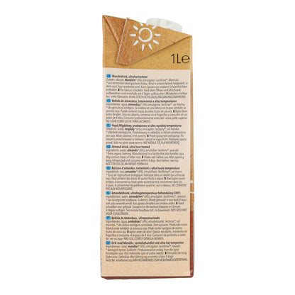 Pack of 6 Natumi Organic Unsweetened Almond Drink 1 L