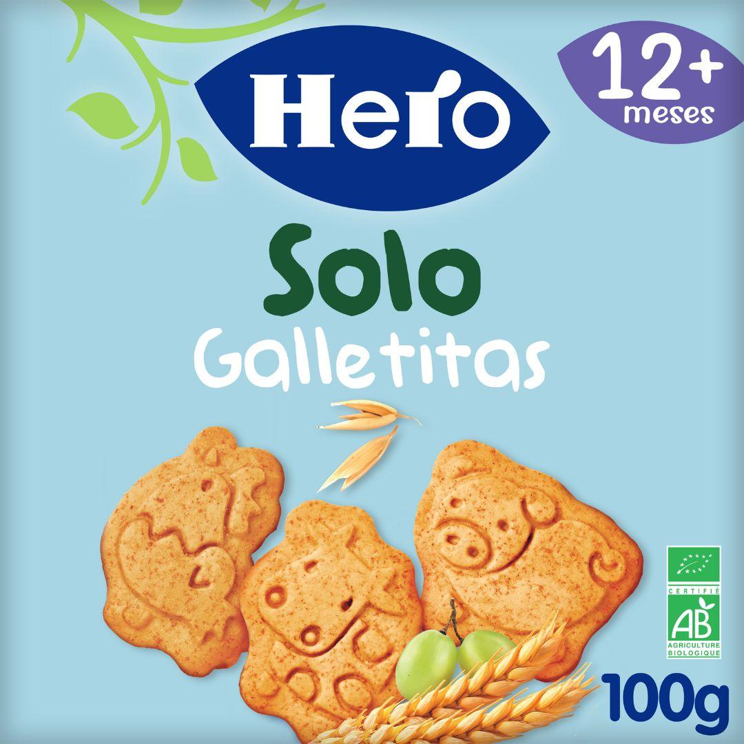 Confezione da 7 biscotti a forma di animali Solo Cereali 100 g-Hero Solo