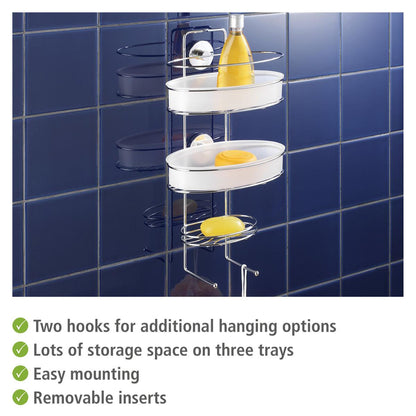 Panier mural pour salle de bain VacuumLoc Wenko