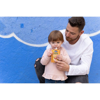 Saszetka z jabłkiem, bananem i marchewką 100% ekologiczna 100 g - Hero Solo