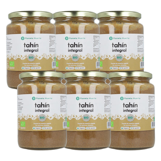 Opakowanie 6x Tahin pełnoziarnisty ECO Planeta Huerto 700 g