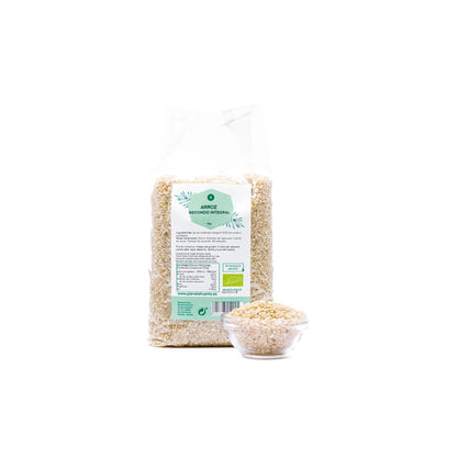 Pack 2x Whole grain round rice ECO Planeta Huerto 1 kg