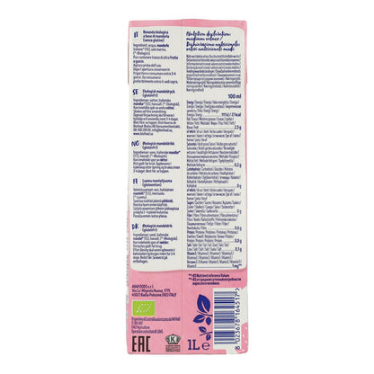 Packung mit 6 Einheiten Isola Bio Bio-Mandelgetränk zuckerfrei 1 l