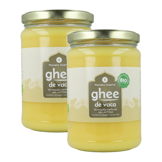 2er-Pack Ghee (geklärte Butter) ECO Planeta Huerto 500g