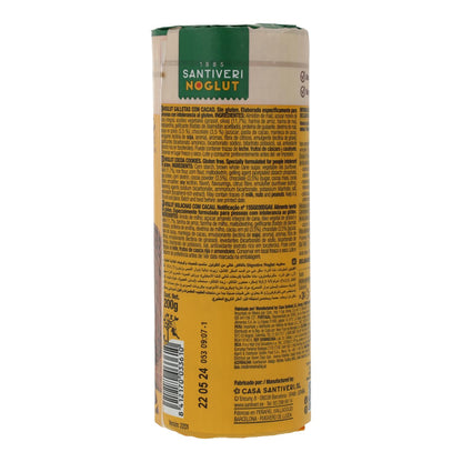 Glutenfria kakor med kakaosmak Santiveri Noglut 200 g