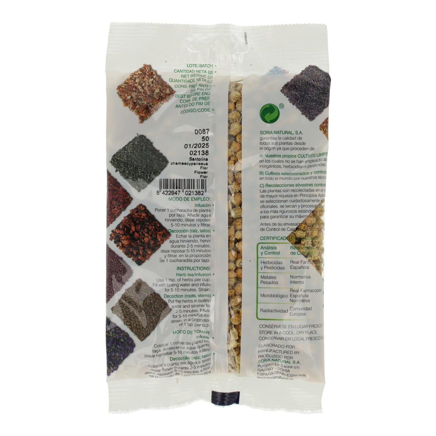 Rumianek Mahón Soria Natural, 50 g