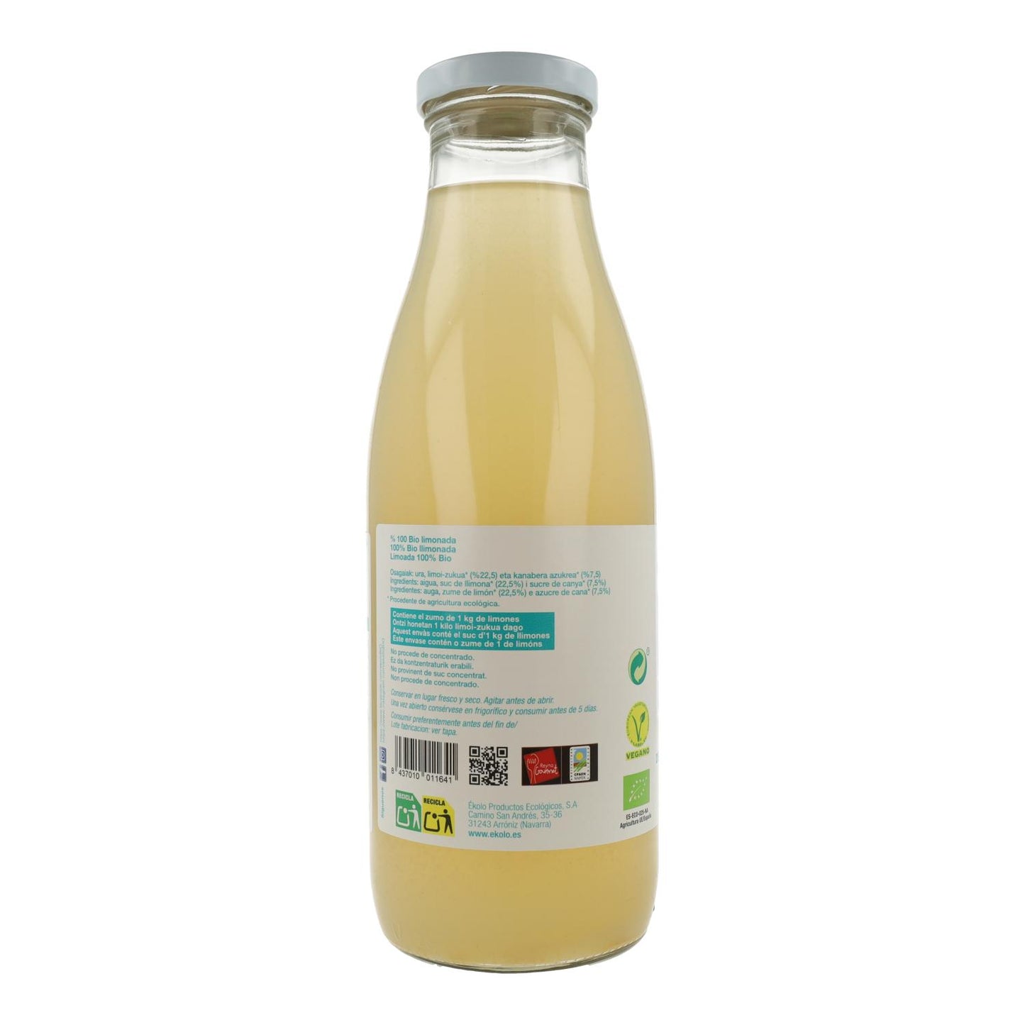 Ekologisk lemonad ékolo 750 ml
