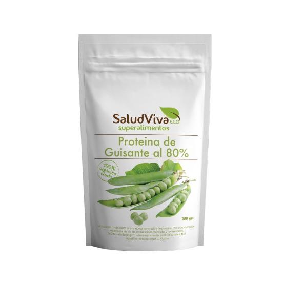 80% białko grochu w proszku ECO 250 g, Salud Viva