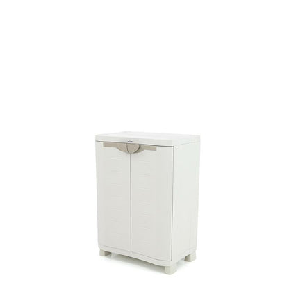 Halber Schrank 70 cm Space Saver Plastiken Beige (überholt)