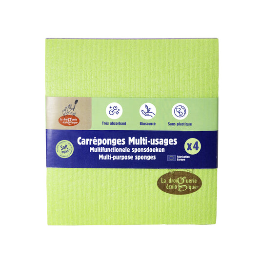 Cellulosa-/bomullstrasor 4 st