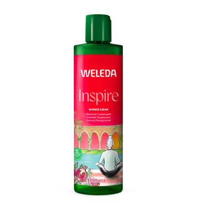 Krämig duschgel Inspire Granatäpple Weleda 400 ml