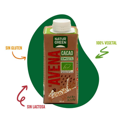 Bevanda all'avena e cacao NaturGreen 200 ml