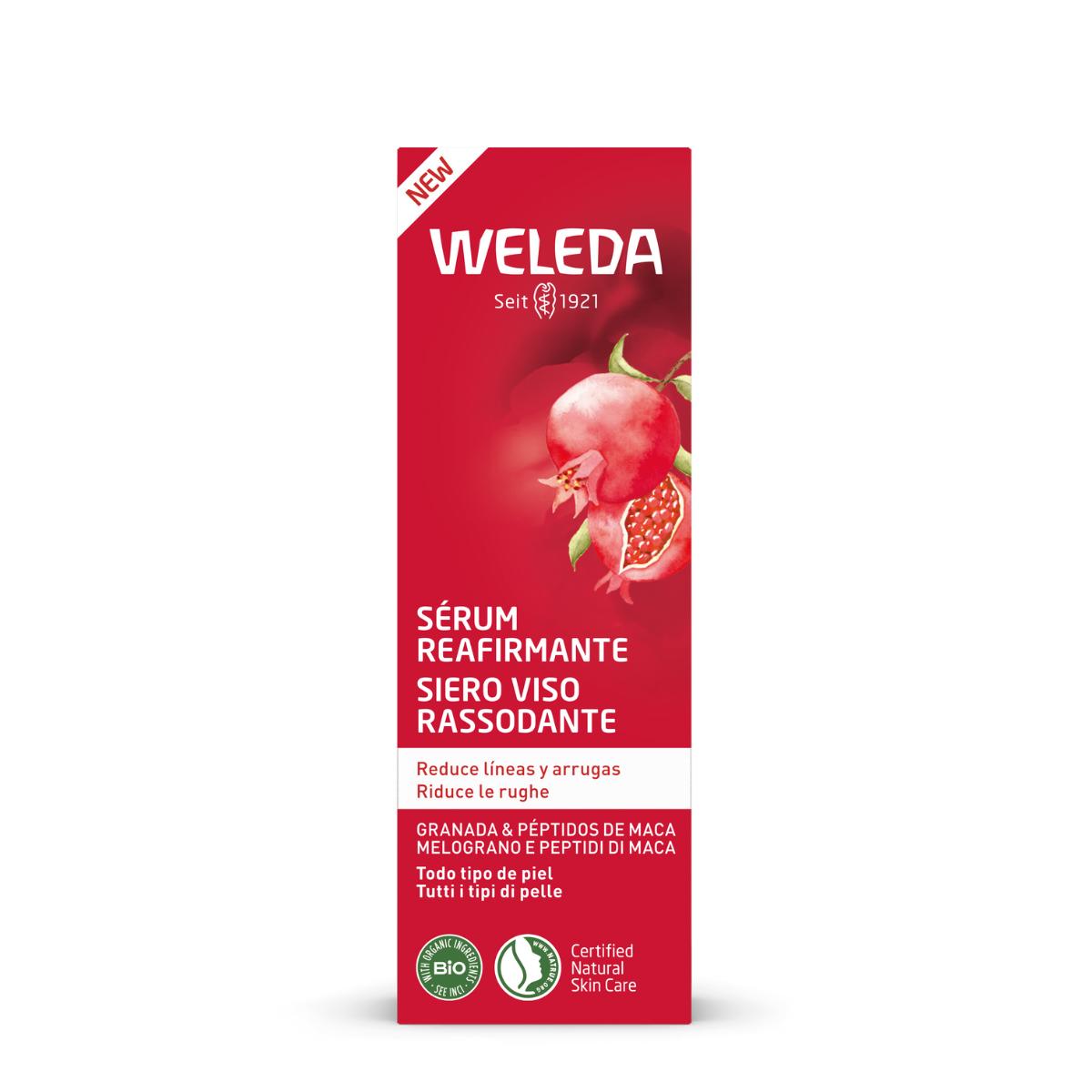 Siero rassodante al melograno e peptidi di maca Weleda 30 ml