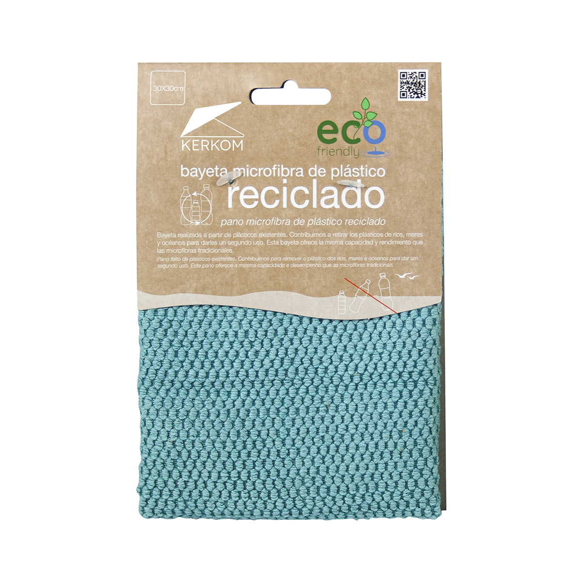 Mikrofiberduk av återvunnen PET 30 x 30 cm Eco Friendly ROZENBAL