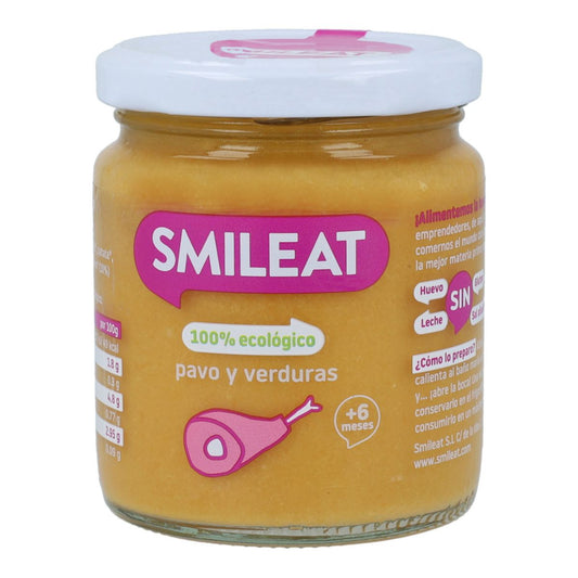 BIO-burk med kalkon och grönsaker +6 månader Smileat, 230 g