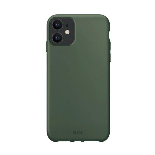Recycled plastic case for iPhone 12 Mini green SBS