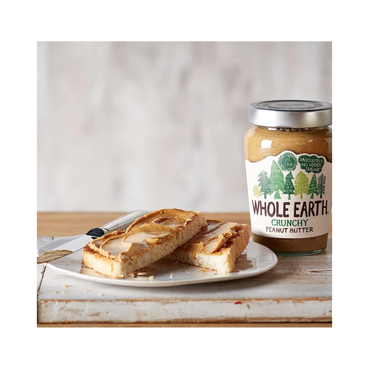 Crema de Cacahuete Original Crunchy, 454g. Whole Earth