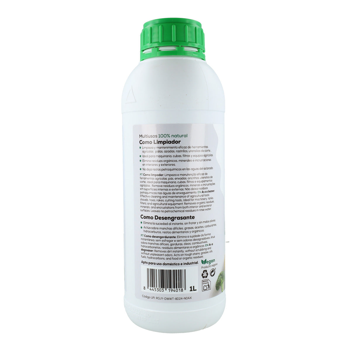 Sapone potassico Nero Planeta Huerto 1 L