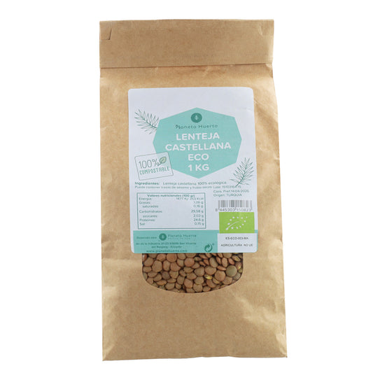 Kastilianska linser ECO Planeta Huerto