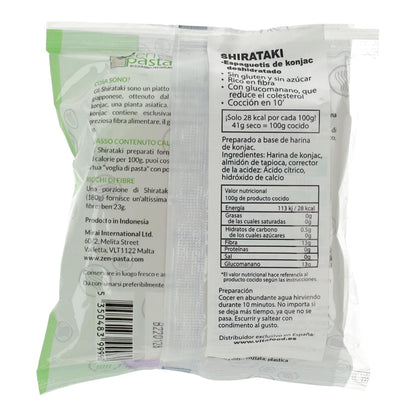 Gedroogde Konjac Shirataki-spaghetti Zen Pasta 75 g