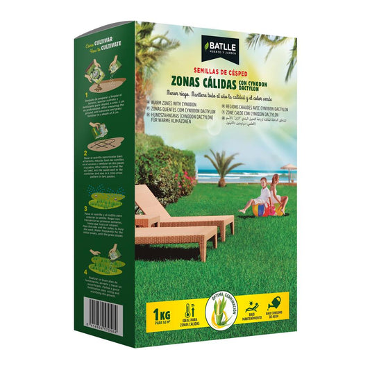 Warm-weather grass seeds with Cynodon dactylon Batlle 1 kg