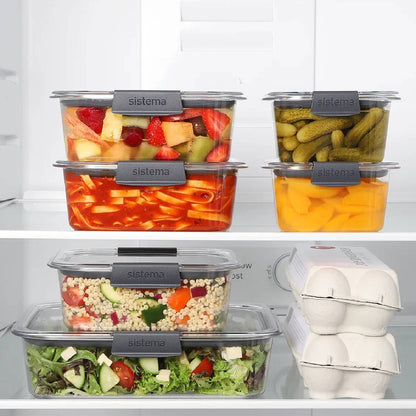 Medium airtight container Sistema Brillance 920 ml