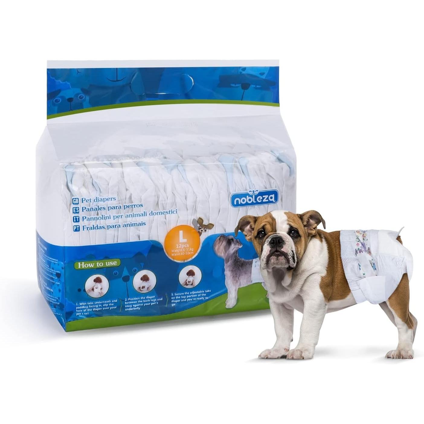 Nobleza Hündinnenwindeln L 12 Stück