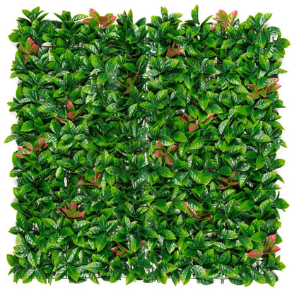 Synthetischer vertikaler Garten Lauro rojo Nortene 1x1 m