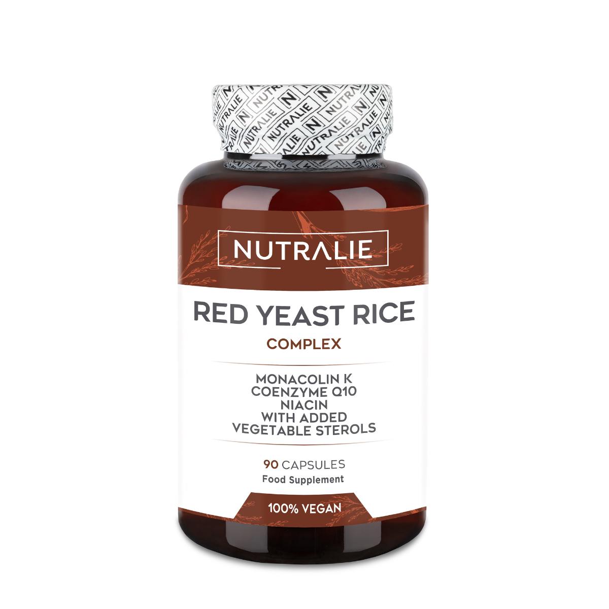 Nutralie Red Yeast Rice with 2.9 mg Monacolin and Q10 90 Capsules