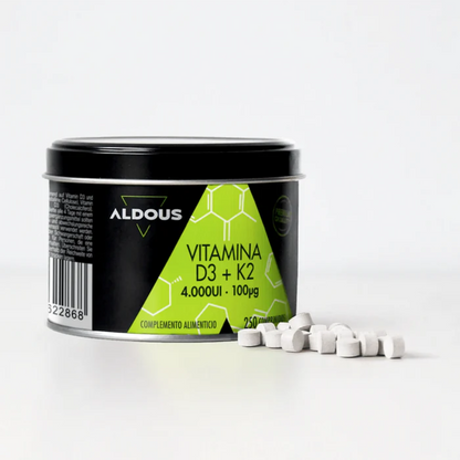 Vitamina D3 + K2 Aldous 250 compresse