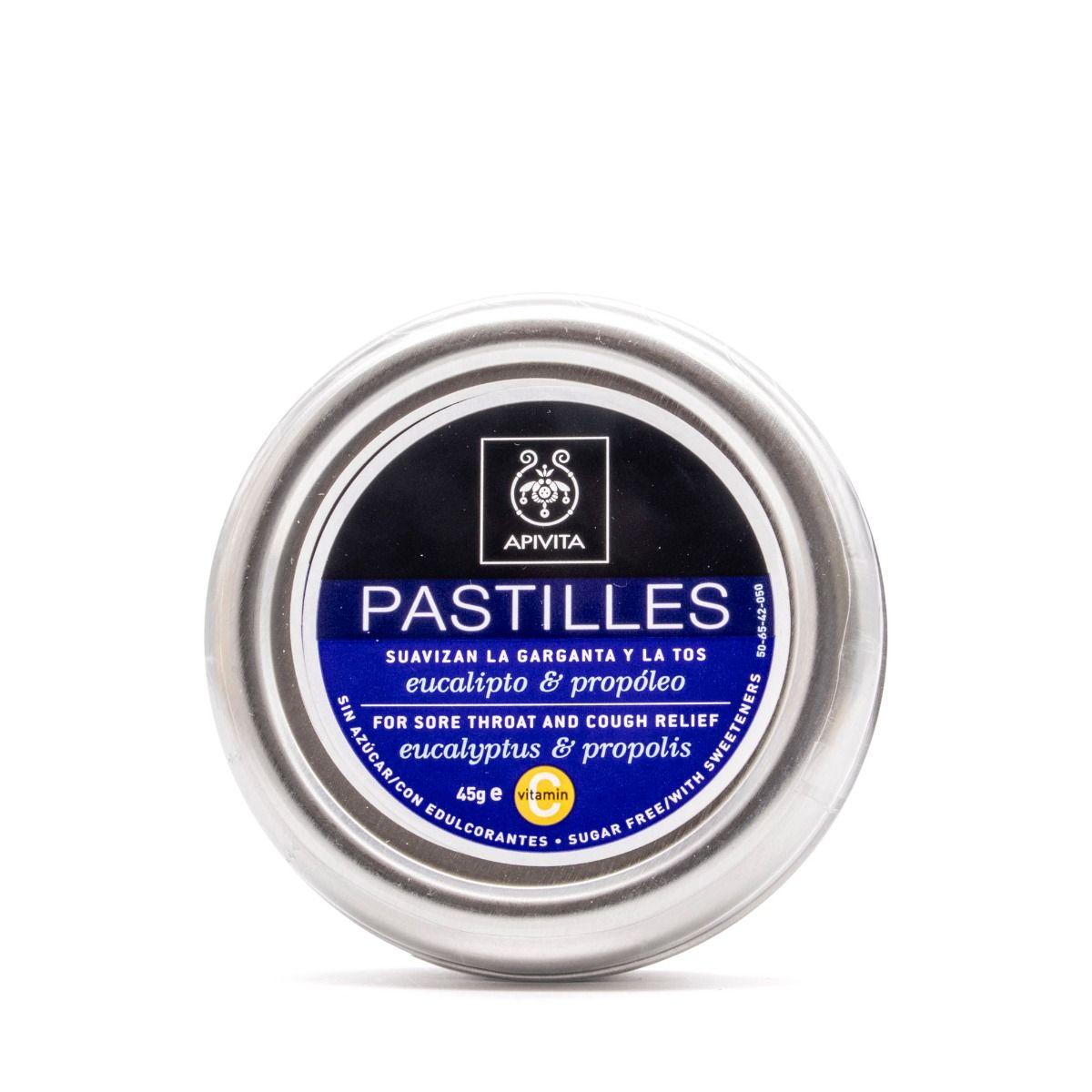 Eucalyptus and Propolis Apivita Throat and Cough Lozenges 45 g