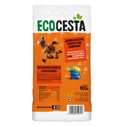 Bio-Maisbällchen mit Honig Kids Disney Edition Ecocesta 400 g